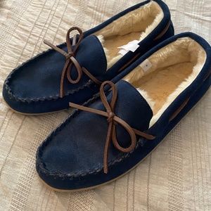 J, Crew men’s slippers/moccasins